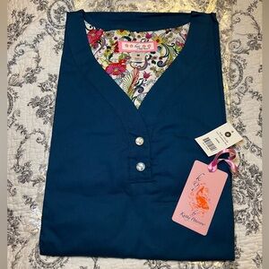 Koi Justine Scrub Top Style 175-038 Caribbean Blue